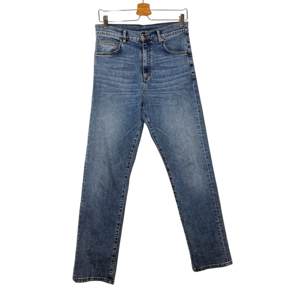 Loup Medium Blue High Rise Stovepipe Slim Straight Winona Jeans - Medium / 30